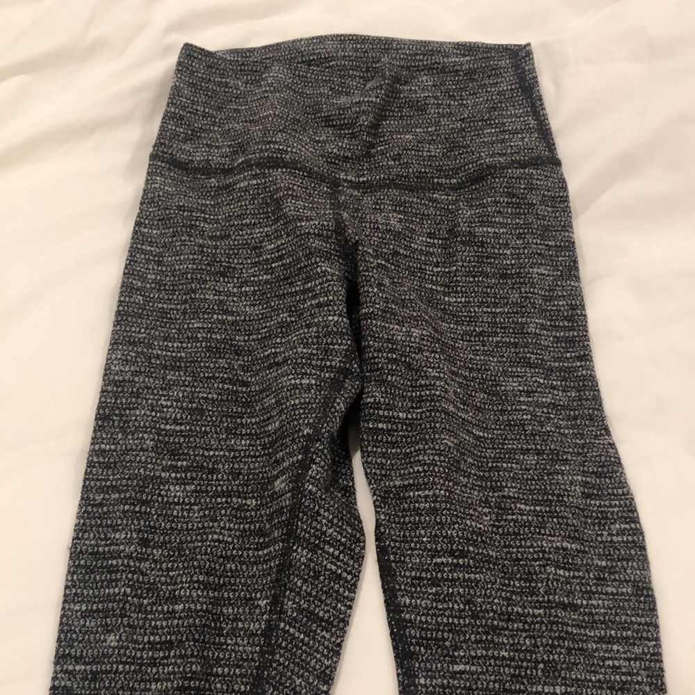 Lululemon Size 6 Tweed Effect High Rise Wunder Unders